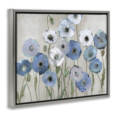  «Round Blue Poppies» par Sally Swatland