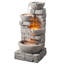 Fountains Weather Resistant Floor Fountain with Light-129687775