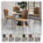 Steves Upholstered Dining Chair with Metal Iron Frame – Modern Curved Back Side Chair in Single or Set of 2-268773935-310722213