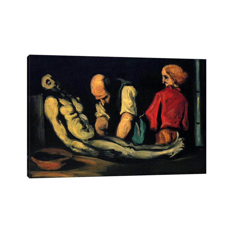 Preparation For The Funeral (The Autopsy) by Paul Cezanne - Wrapped Canvas Painting, 101.6 cm H x 66.04 cm W x 1.91 cm D