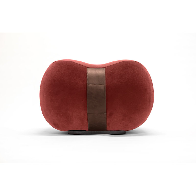 Milo Novelty Ottoman, Bittersweet/Creme Brulee Velvet