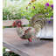 Décoration de coq henné - rouge multicolore