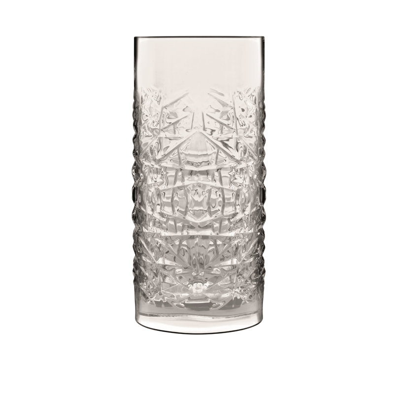 Luigi Bormioli Mixology 16.25 oz Textures Hi-Ball Drinking Glasses