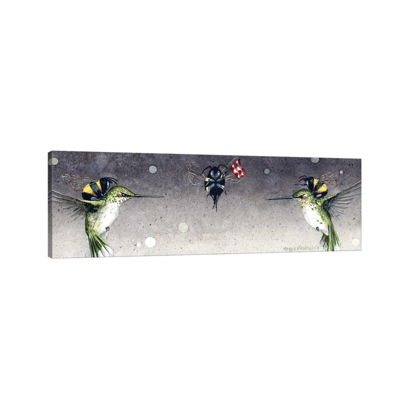 The Dispute by Maggie Vandewalle - Wrapped Canvas Panoramic Print