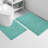 2 Piece Set Mustard Soft Cozy Plush Chenille Bath Mat Bathroom Rug-282765493
