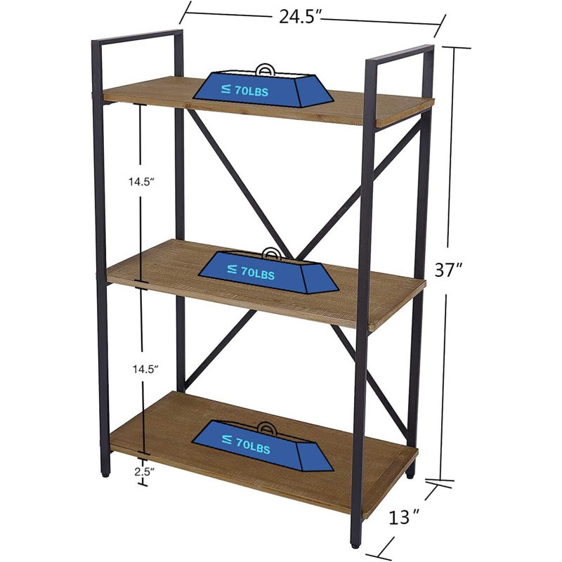 Rusticiron 3-tier Shelf