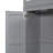 Full Loft Bed With Built-In Wardrobe, Led , Gray Wooden Shelves Wood Storage Shelves, Reading