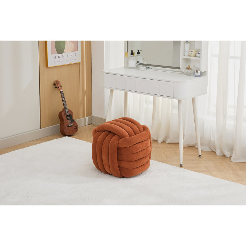 Repose-pieds en tissu Chenille