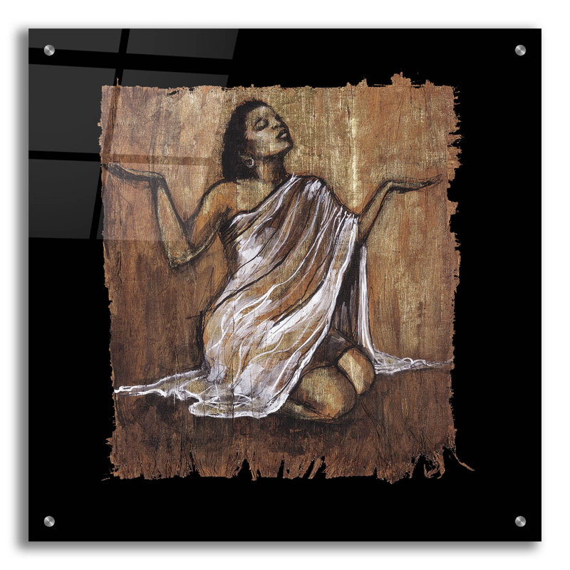 «Soulful Grace IV» par Monica Stewart, H 24 po x l 24 po x P 0,2 po