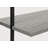 Abdulrahman 72 Inch Etagere Bookcase, 5 Tier Ladder Display Shelves, Gray, Black-1029568376