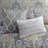 Oversized Cotton Full Bedding Sets, Grey Damask Cottage Style Home
