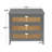 Wood Console Table with3 Drawers,Four Legs-693460226