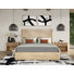 Akira - Modern Natural Oak Bed & Nightstands