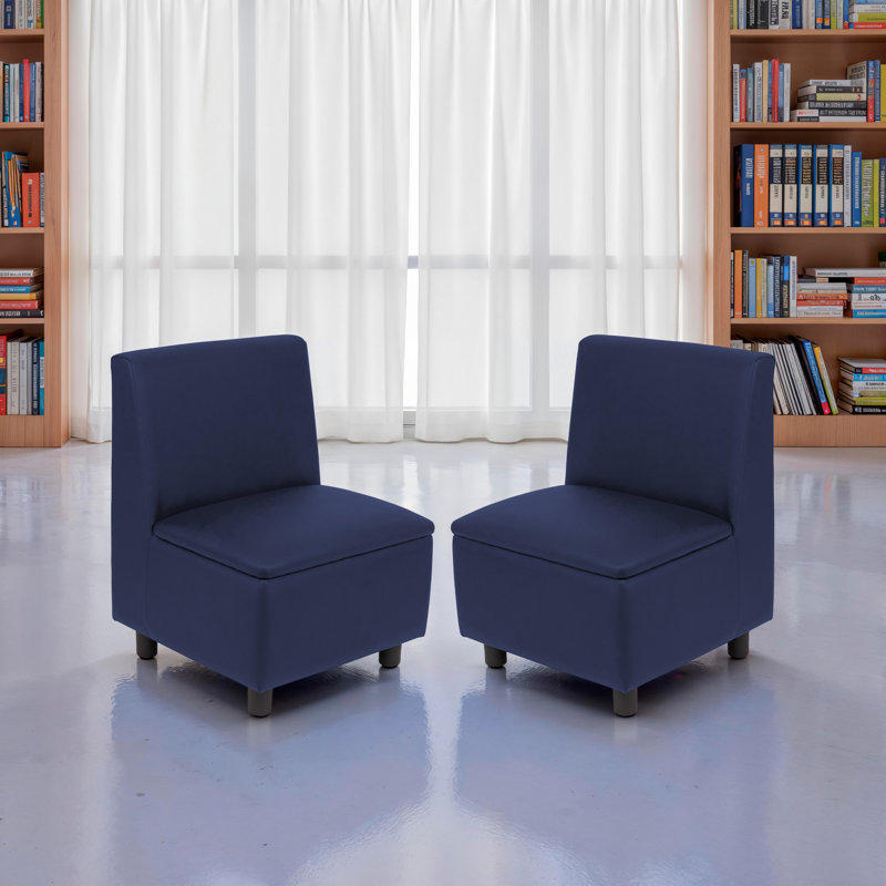 Ensemble de 2 chaises modulaires Kid Comfort - bleu marine, Marine