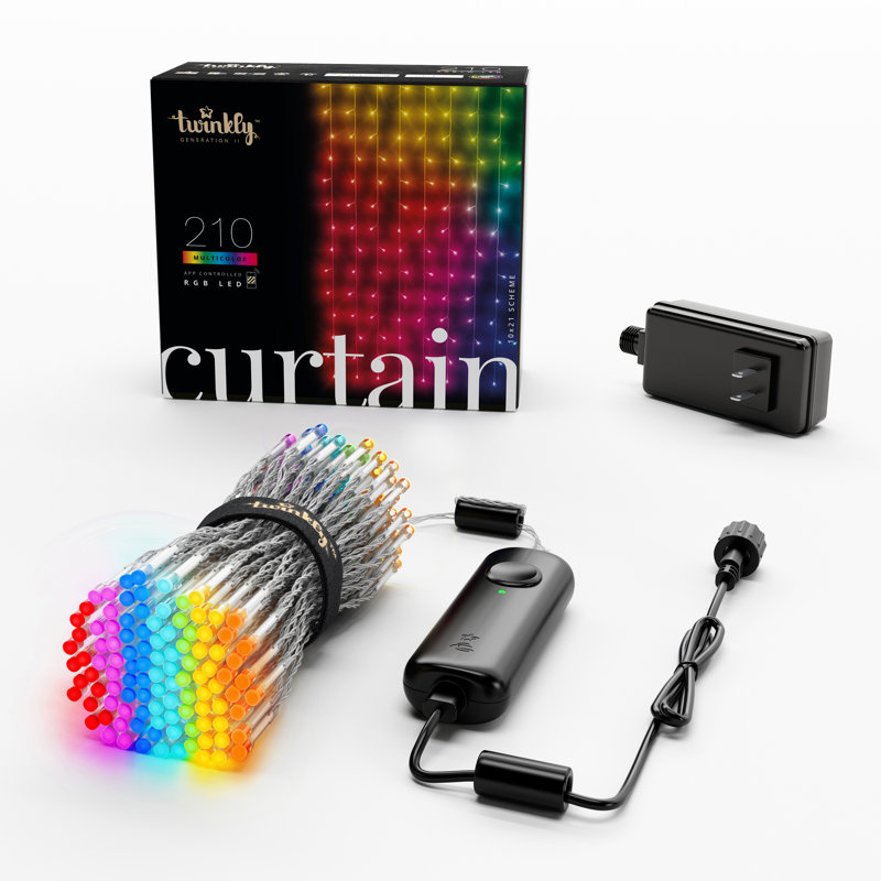 Lumières de Noël intelligentes à DEL Twinkly, Multicolore RBG