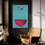  «Wine Dive» par Andreas Magnusson, art mural en verre acrylique, 24 po x 36 po