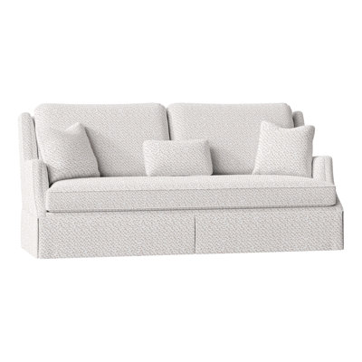 Canapé à accoudoirs arrondis avec coussins réversibles 87,5 po Savannah