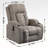 Upholstered Heated Massage Chair-762904039
