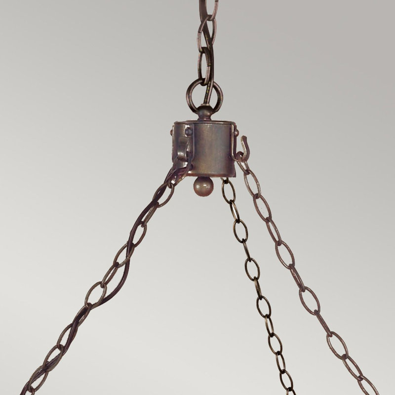 Suellen 12 - Light Waggon Wheel Chandelier