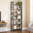 Axtell 69.6" Tall Bookshelf 6 Tier Bookcase, Modern Book Shelf Open Display Storage Rack Shelves-1717916035