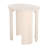 24" Natural Solid Wood Oval End Table