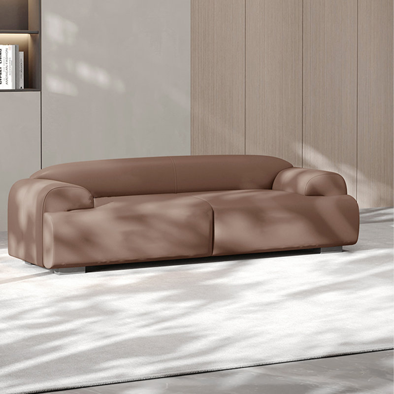 Banc avec revêtement, Brun, H 22,05 po x l 78,74 po x P 19,69 po
