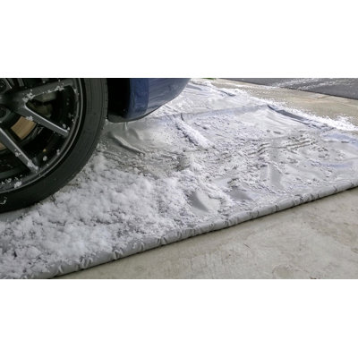 Rouleau de plancher de garage Floor Defender en gris