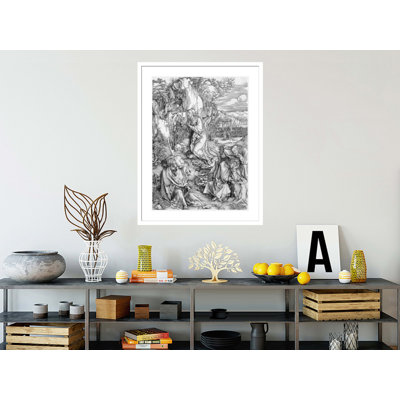 «Agony in the Garden» de la série «Great Passion» par Albrecht Dürer, impression giclée encadrée