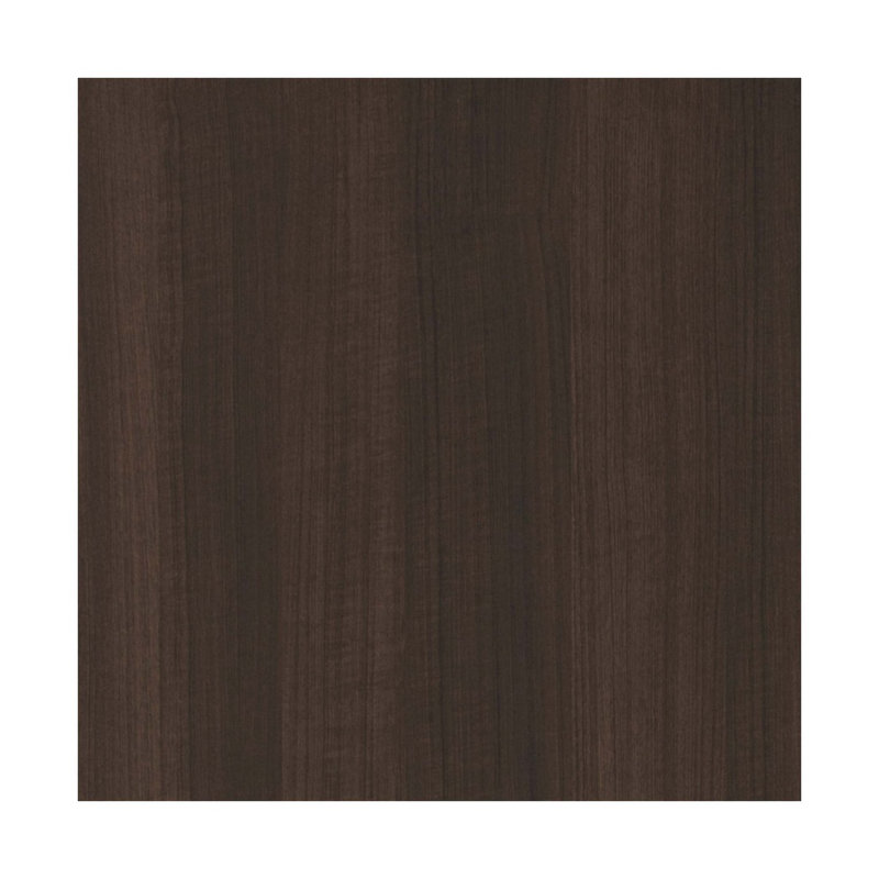 Lit plateforme avec tête de lit Zen OMEGA - Assemblage facile, aucun sommier requis, Noyer, Grand lit