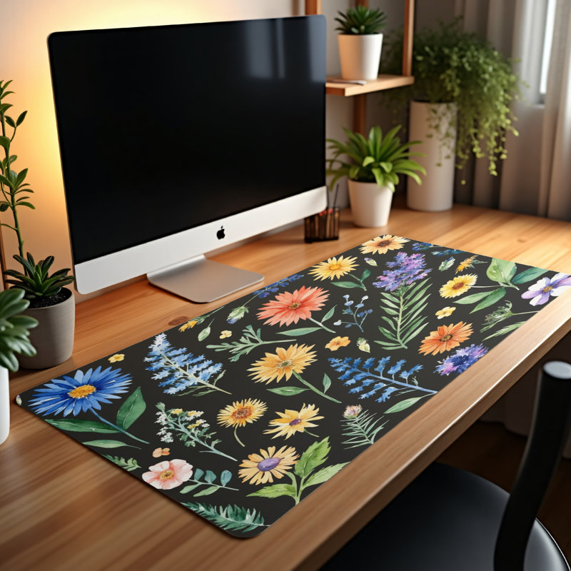 Polyester Desk Pad, 31.5x15.5