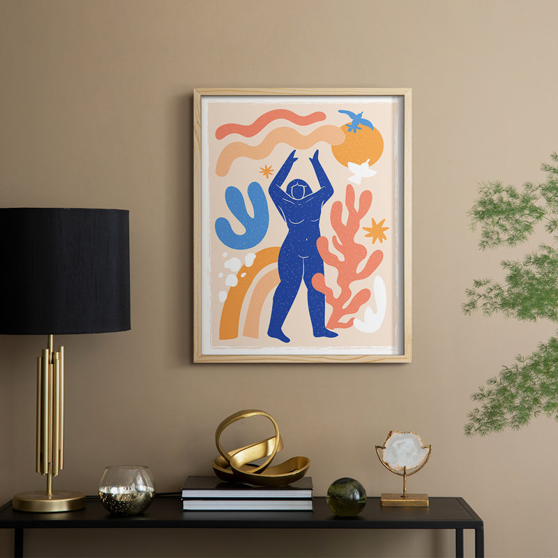 Matisse CECLX, reproduction d'art encadrée - bois massif, Naturel, H 11 po x l 9 po