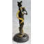 Statue de candélabre féminine en bronze bronze