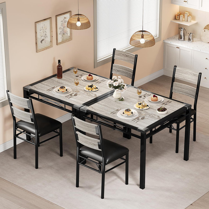 2 - Person Dining Set, Grey, Grey