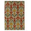 Flatweave Wool Ikat Area Rug in Multi