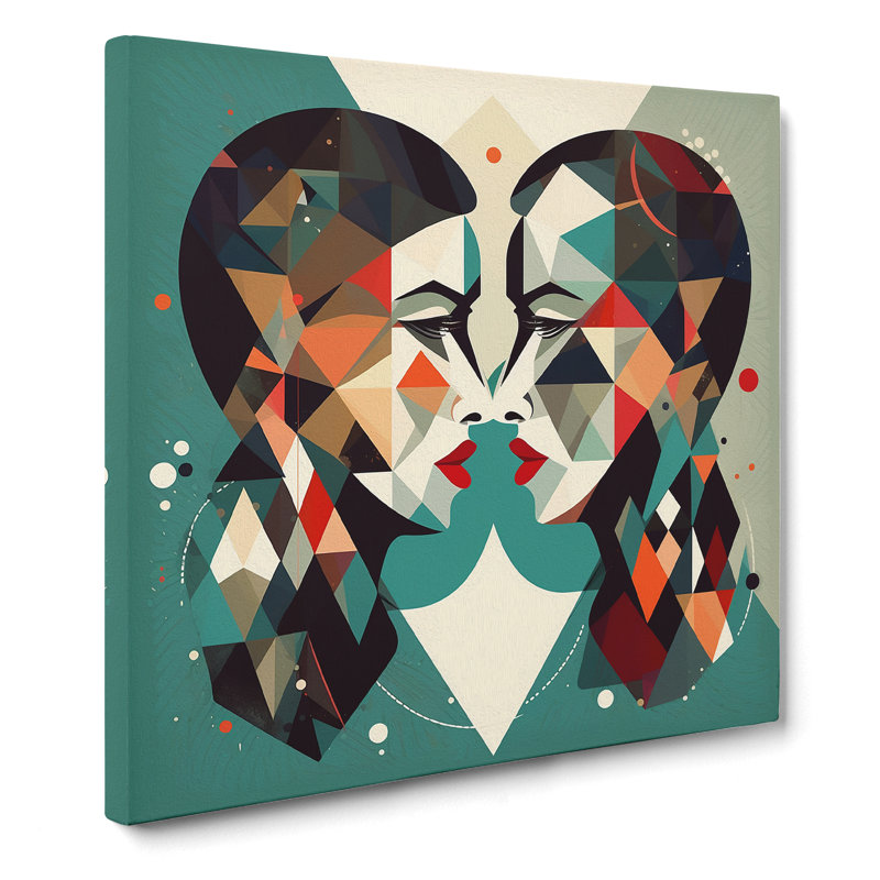 Modern Wall Art - Wrapped Canvas, 50cm H x 50cm W x 3cm D