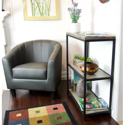 Étagère à livres en acier H 36,12 "x l 30" Anayanci