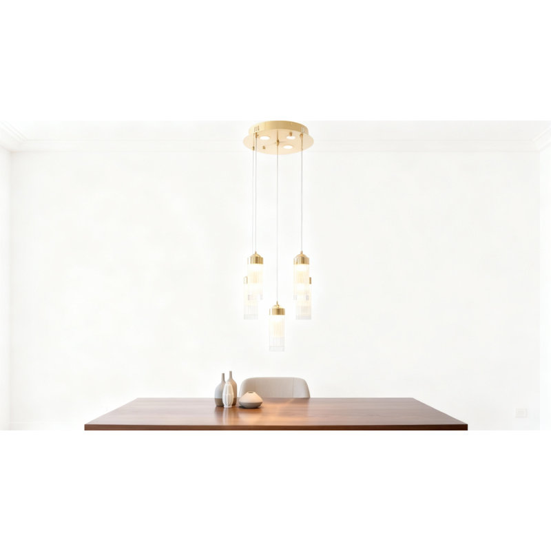 Aurelia Cascade Multi-Drop Crystal Chandelier