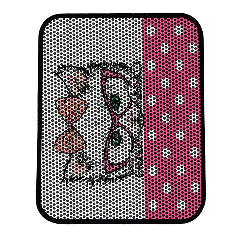 Tapis pour litière de qualité supérieure, 18 po x 24 po | 50% PVC / 50% polyester, lavable à la machine et passer l'aspirateur | Conception durable et facile à nettoyer pour les propriétaires d'animaux de compagnie | Protégez vos planchers des dégâts de la litière