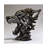 EDGE Sculpture Wolf Bust 14"H