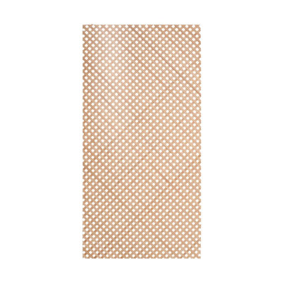 23-5/8 in x 47-1/4 in x 1/8 in Unfinished Diagonal Solid Mini Lattice Panel Insert
