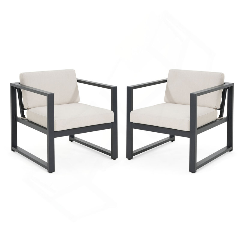 Ensemble de 2 chaises d'extérieur Navan