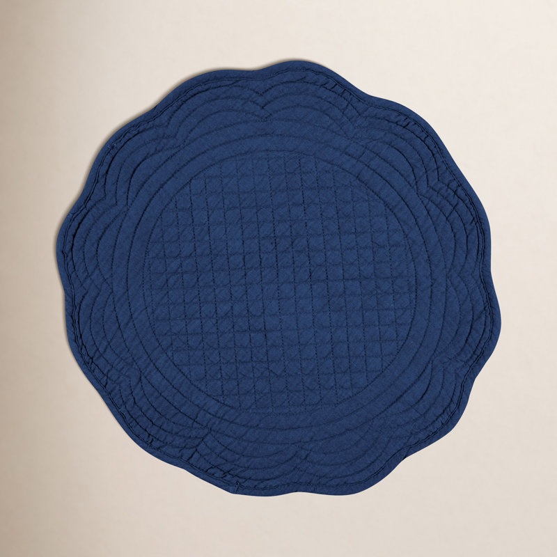 Grover Cotton Placemat, Navy