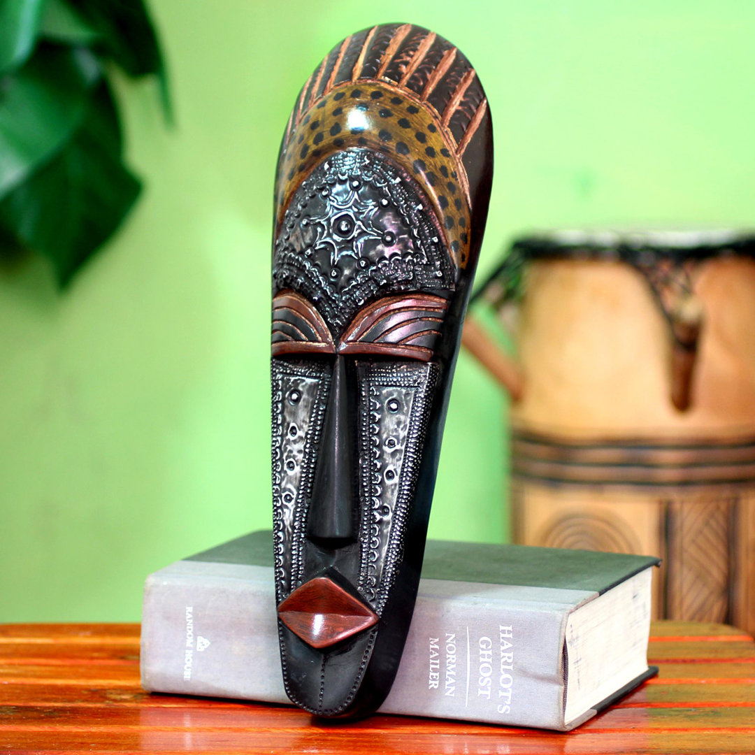 Kobina Asmah Handmade Boho Wall Decor on Wood World Menagerie