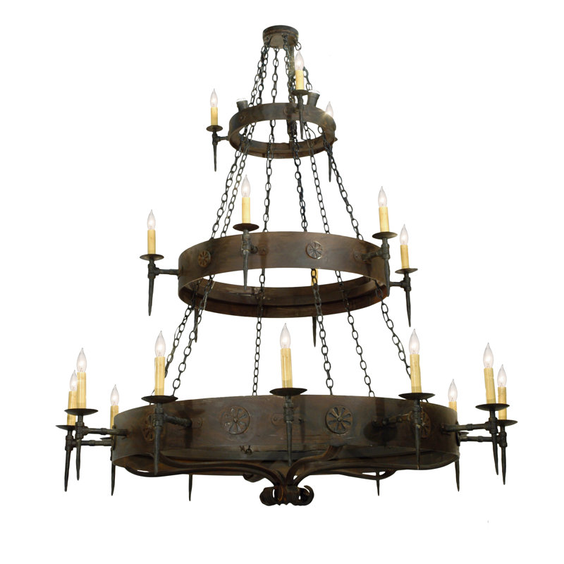 Lustre 24 lumières Warwick