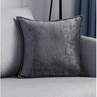 Peninsula Charcoal Grey Throw Pillow-12 x 24