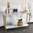 Marble Console Table with Iron Base-1364189435