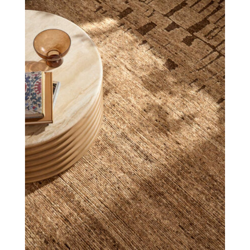 Khyber Handmade Wool Abstract Area Rug, Rectangle 6' x 9'