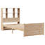 Bookcase Bed Without Mattress Single Solid Wood Pine-194767394