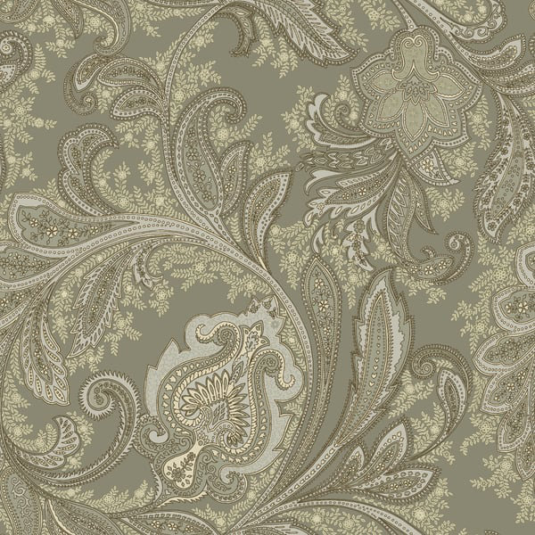Elegance 10m x 53cm Satin Wallpaper Roll, Silver Grey