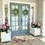 Tapis d'entrée God Godess America Floral Star 20 po x 32 po